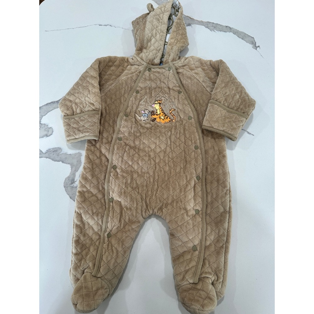 Disney Baby Tigger Kanga Bunting Snowsuit Hooded 6-9 mos